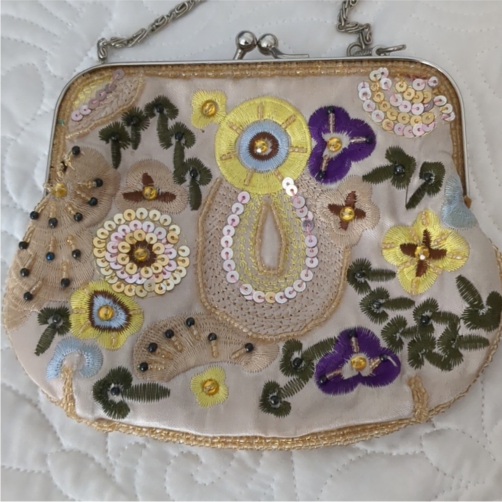 🍦Bijoux Terner~Vintage Beaded Purse - Picture 4 of 16